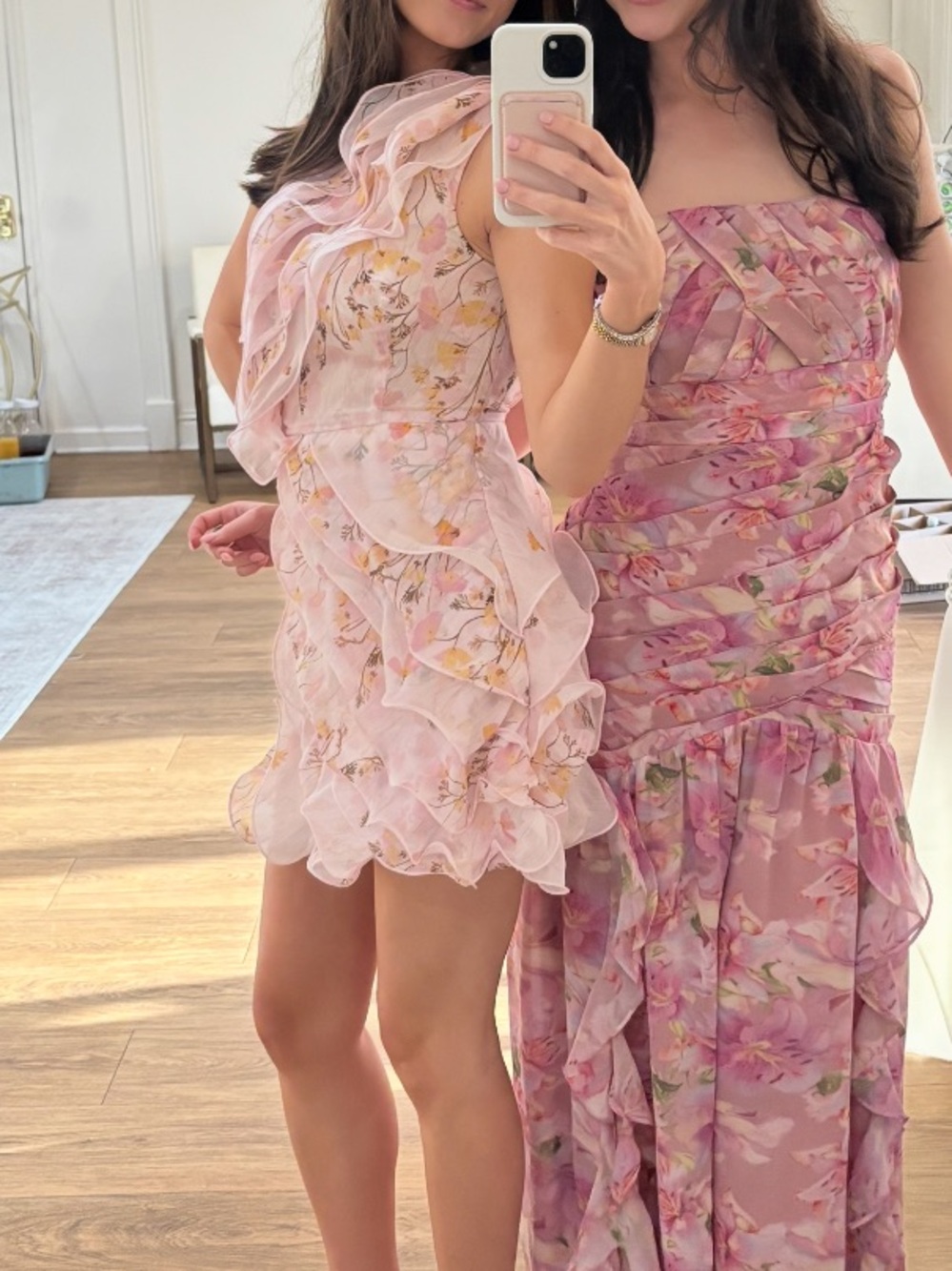 Elliatt Tulsia Mini Dress in Pink Multi - Picture 5 of 5